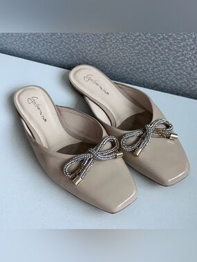 Guilhermina ballet flat mules .- Anthropologie - size 7